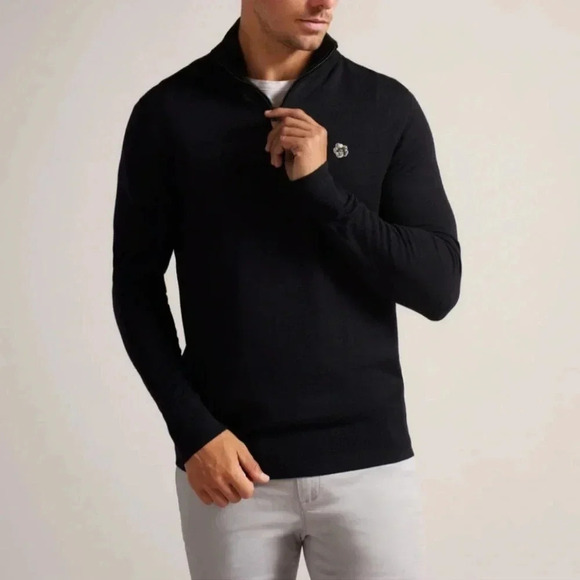 Ted Baker London • MMK Tooting Merino Wool Sweater - Picture 2 of 13